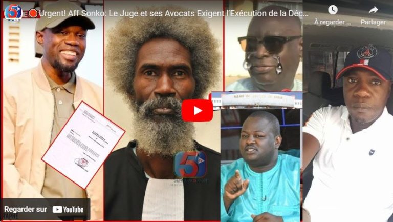 🛑Urgent! Aff Sonko: Le Juge et ses Avocats Exigent l’Exécution de la Décision -un autre Recours de l