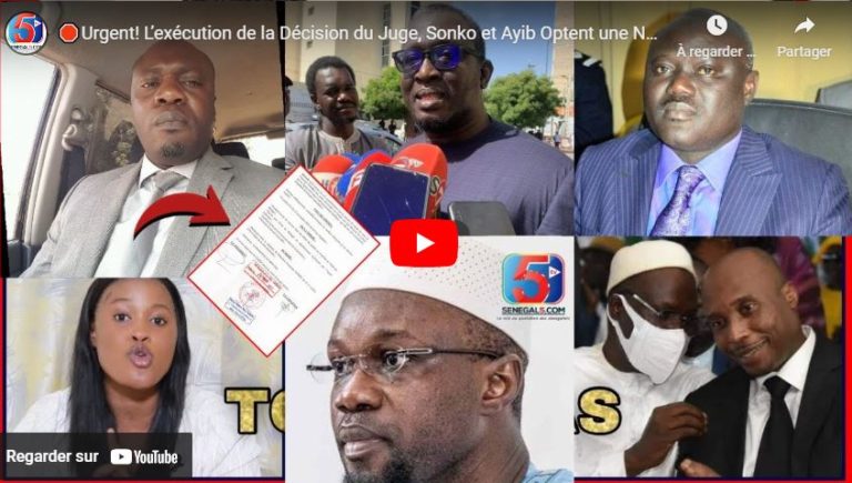 🛑Urgent! L’exécution de la Décision du Juge, Sonko et Ayib Optent une Nouvelle Stratégie -Notif des
