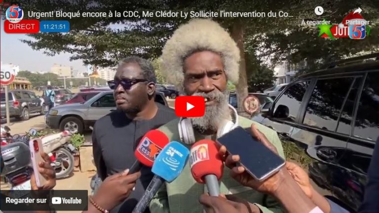 Urgent! Bloqué encore à la CDC, Me Clédor Ly Sollicite l’intervention du Conseil Constitutionnel