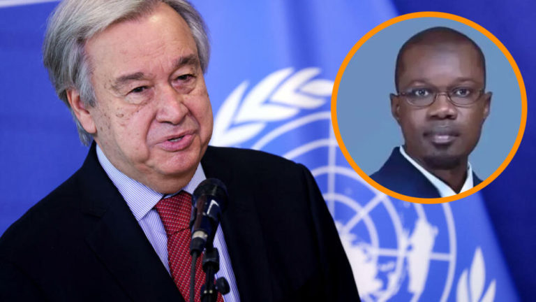 Affaire Sonko : L’avocat interpelle officiellement António Guterres, Secrétaire général de l’ONU