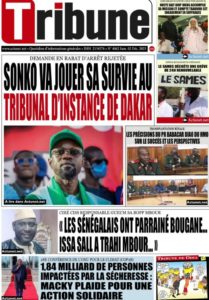 Une des journaux du samedi 2 décembre 2023