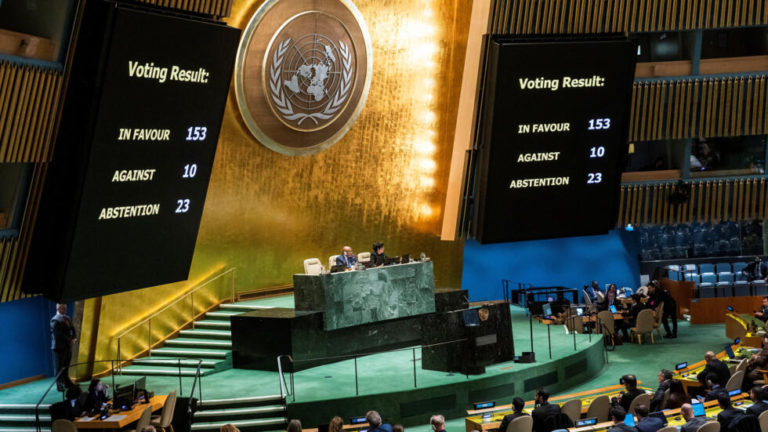 L'Assemblée générale de l'ONU vote à nouveau en faveur d'un "cessez-le-feu humanitaire" à Gaza