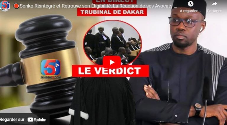 🛑Sonko Réintégré et Retrouve son Éligibilité, La Réaction de ses Avocats au Tribunal