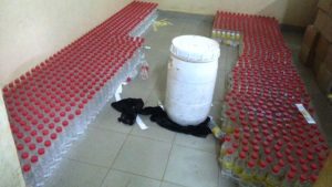 Thiès: La BR saisit 20440 bouteilles de vinaigre contrefait