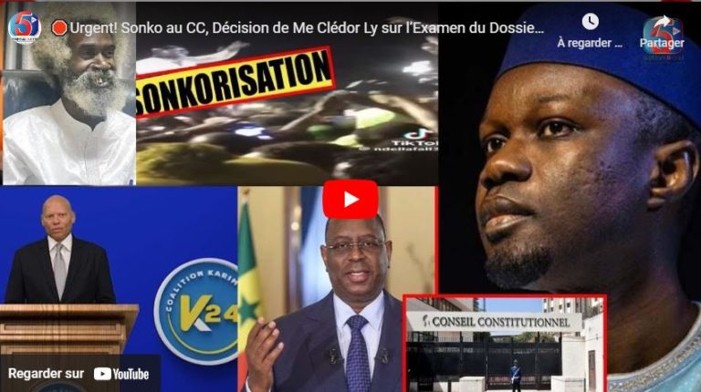 🛑Urgent! Sonko au CC, Décision de Me Clédor Ly sur l’Examen du Dossier-Adieux de Macky -Retour Karim