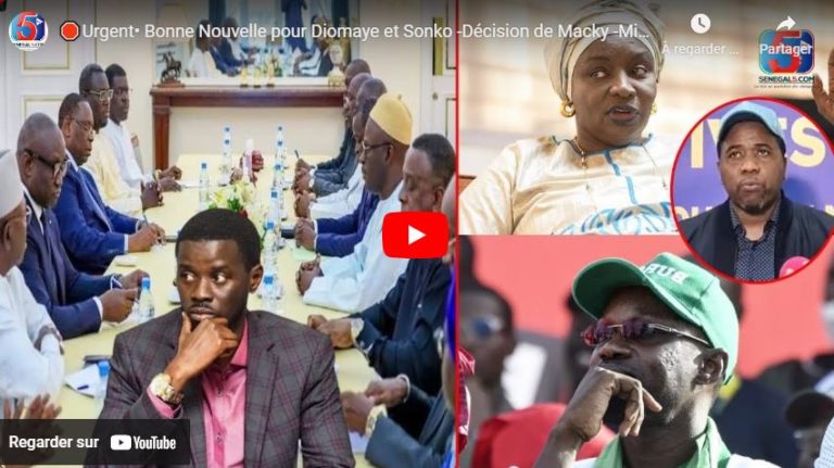 🛑Urgent• Bonne Nouvelle pour Diomaye et Sonko -Décision de Macky -Mimi et Bougane se dispersent