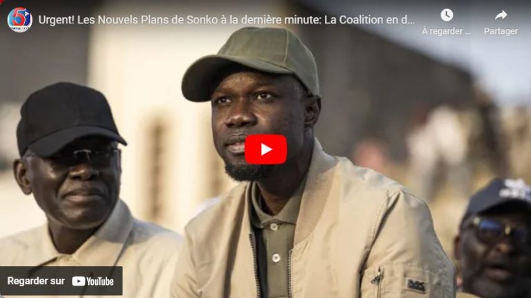 Urgent! Les Nouvels Plans de Sonko à la dernière minute: La Coalition en démonstration…