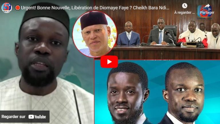 🛑Urgent! Bonne Nouvelle, Libération de Diomaye Faye ? Cheikh Bara Ndiaye -Sonko choisit et acte