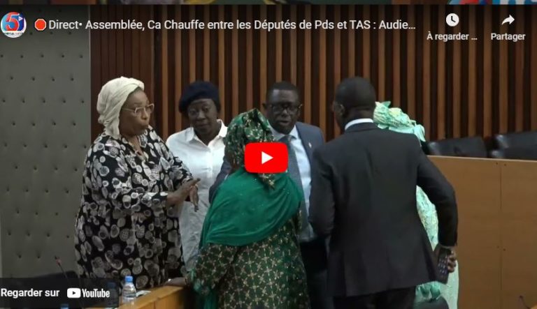 🛑Direct• Assemblée, Ca Chauffe entre les Députés de Pds et TAS : Audience suspendue…