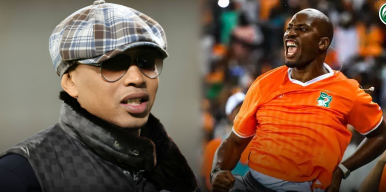 Drogba, Mbappé et Diouf sur le terrain à Conakry