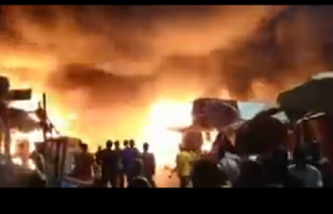 Touba : un incendie au marché Ocass