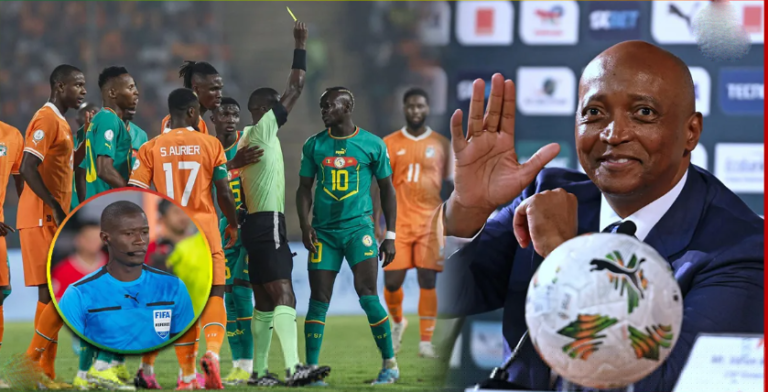 CAN 2023 : Pierre Ghislain Atcho, l’arbitre du match Sénégal – Côte d’Ivoire puni par la CAF