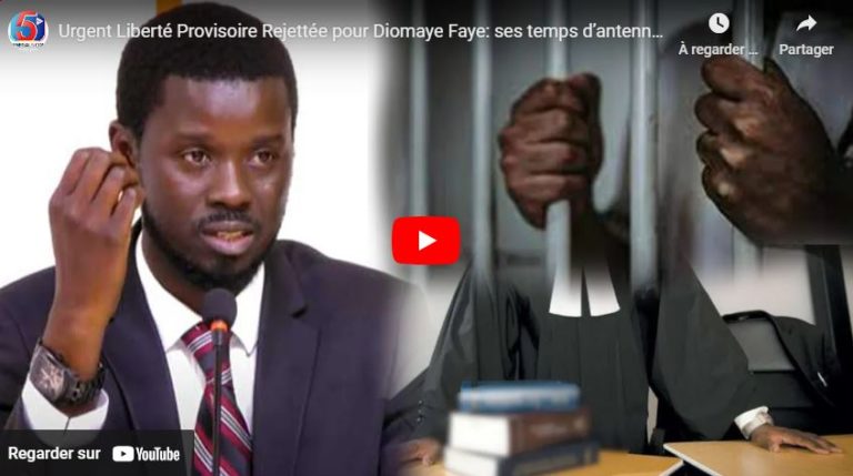 Urgent Liberté Provisoire Rejetée pour Diomaye Faye: ses temps d’antenne à la Rts: CNRA réagit…