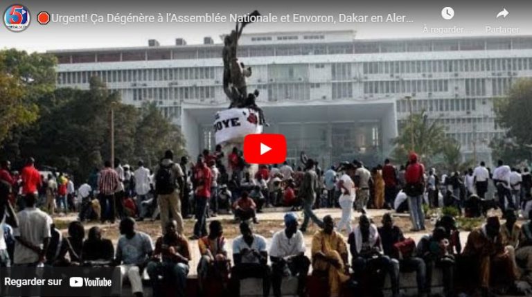 🛑Urgent! Ça Dégénère à l’Assemblée Nationale et Environ, Dakar en Alerte Maximale…