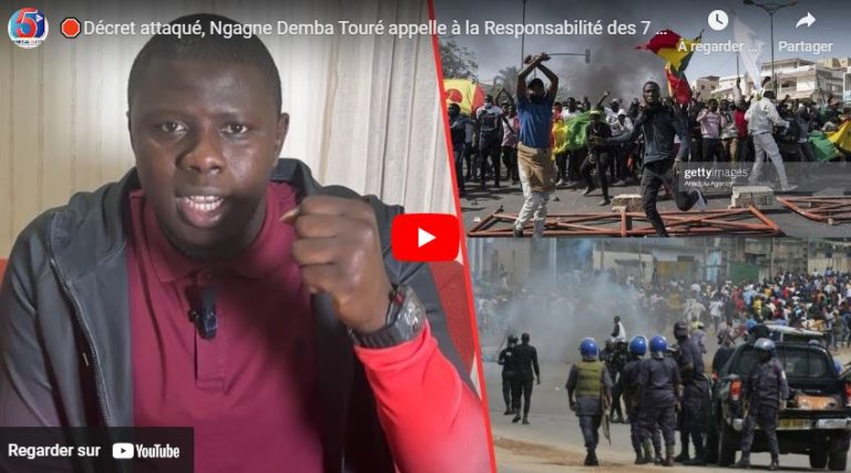 🛑Décret attaqué, Ngagne Demba Touré appelle à la Responsabilité des 7 sages…