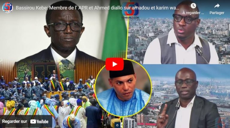 Bassirou Kebe: Membre de l’ APR et Ahmed diallo sur amadou et karim wade