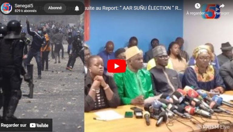 🛑Urgent! Tension au Sénégal suite au Report: “ AAR SUÑU ÉLECTION ” Remet Macky Sall à l’Ordre…