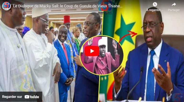 Le Dialogue de Macky Sall: le Coup de Gueule de Vieux Thiane…