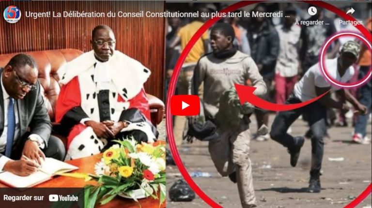 Urgent! La Délibération du Conseil Constitutionnel au plus tard le Mercredi normalement…