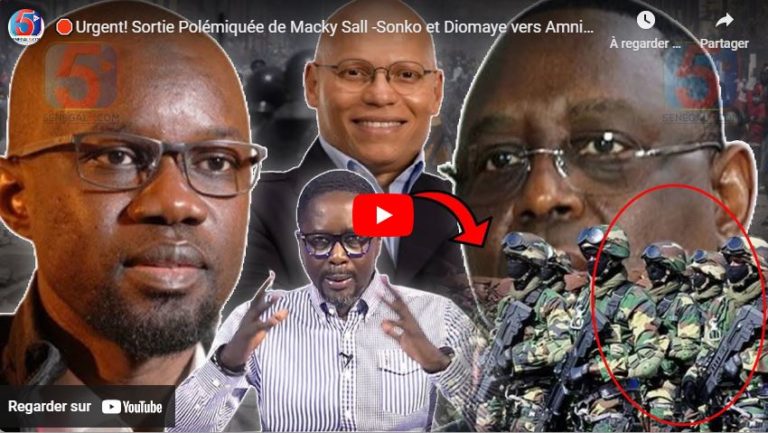 🛑Urgent! Sortie Polémiquée de Macky Sall -Sonko et Diomaye vers Amnistie -Manif Vendredi…