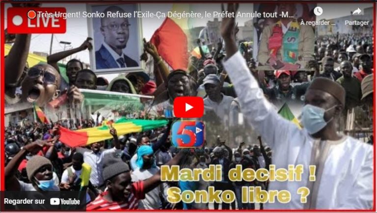🛑Très Urgent! Sonko Refuse l’Exile-Ça Dégénère, le Préfet Annule tout -Manifestati0n:Papy Gueye Dit…