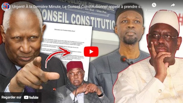 Urgent! À la Dernière Minute, Le Conseil Constitutionnel appelé à prendre ses Devants: Abdou Diouf