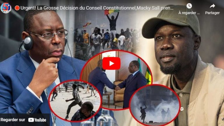 🛑Urgent! La Grosse Décision du Conseil Constitutionnel,Macky Sall prend Acte -Libération des Detenus