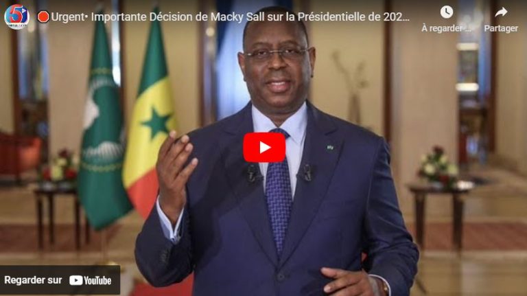 🛑Urgent• Importante Décision de Macky Sall sur la Présidentielle de 2024…