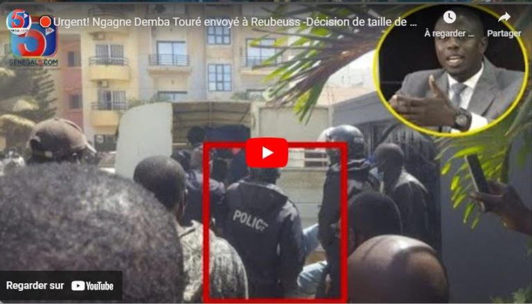 🛑Urgent! Ngagne Demba Touré envoyé à Reubeuss -Décision de taille de Sonko et sa probable Libération