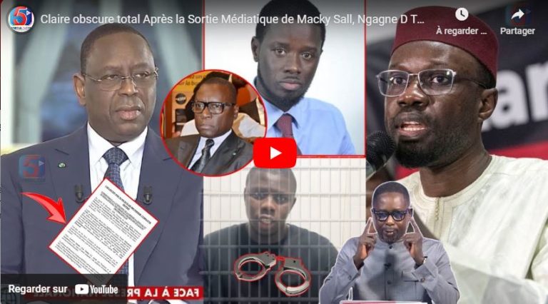 Claire obscure total Après la Sortie Médiatique de Macky Sall, Ngagne D Tours sans Défense Amnistie