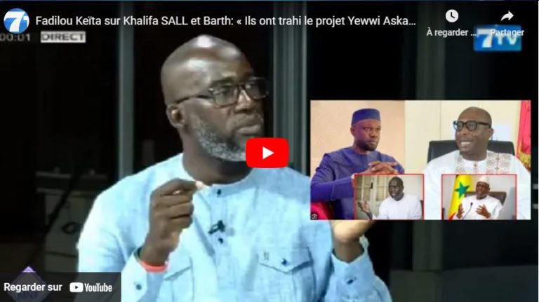 Fadilou Keïta estime que Barthélemy Dias et Khalifa Sall ont trahi Ousmane Sonko (Vidéo)