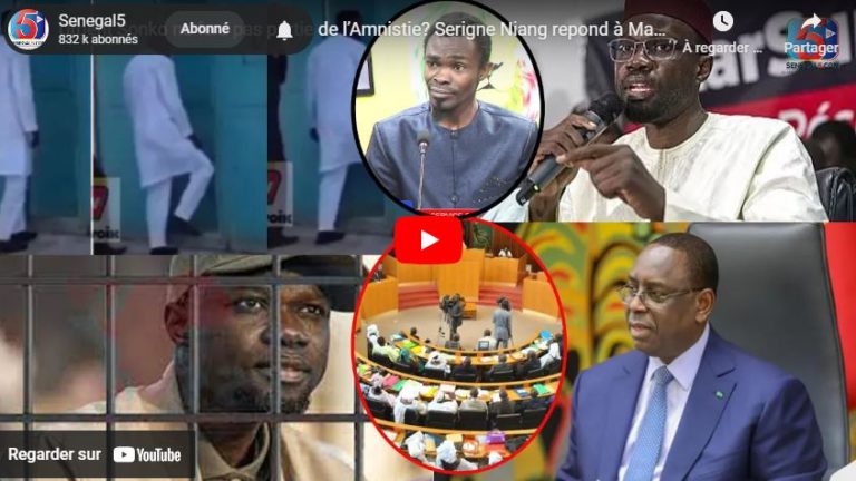 Urgent Sonko ne fera pas partie de l’Amnistie? Serigne Niang repond à Madior“ ay thiakhane rek leu…”