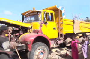 Ziguinchor : Un camion heurte un mur qui s'écroule sur une employée d'Auchan