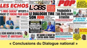 Une des journaux du mercredi 28 février 2024