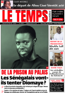 Une des journaux du jeudi 1er février 2024