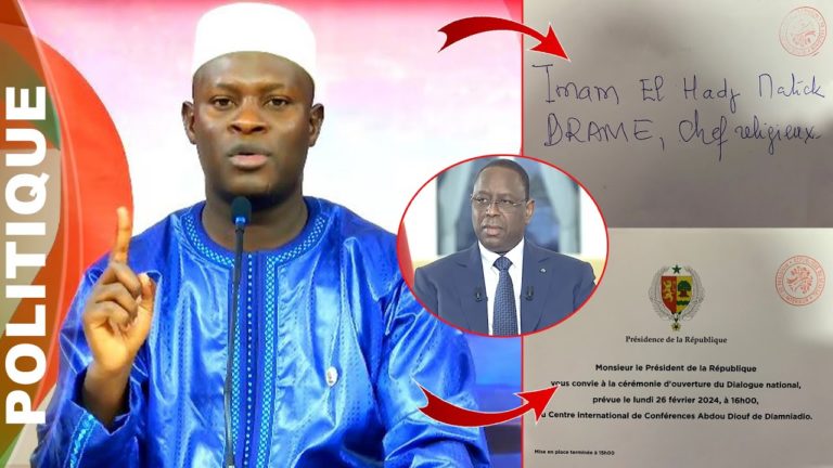 Dialogue : Face aux critiques, Imam Dramé décline l’invitation de Macky Sall