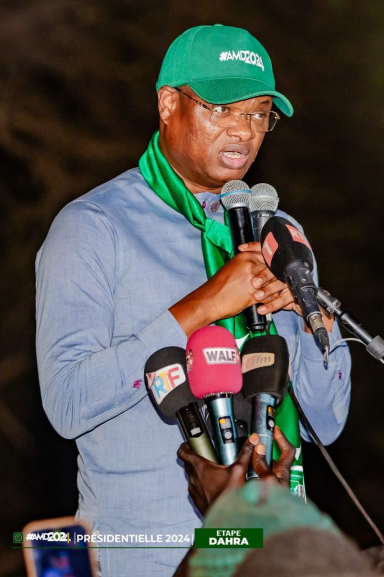 Campagne présidentielle/Kolda : Aliou Mamadou Dia(candidat/PUR) " notre combat est le développement du Sénégal...Kolda n'a aucune usine..."