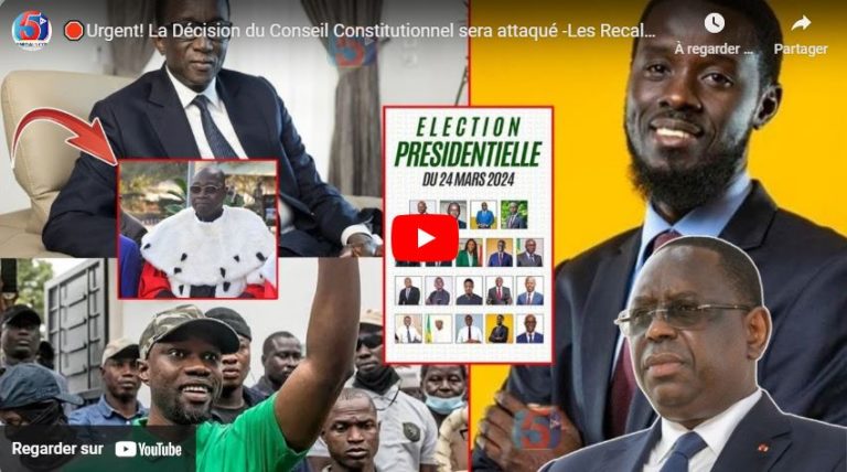 🛑Urgent! La Décision du Conseil Constitutionnel sera attaqué -Les Recalés à la Cour Supreme -Diomaye