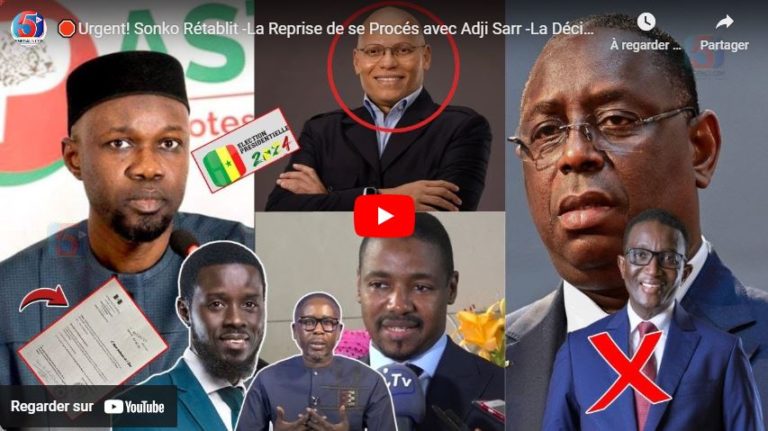 🛑Urgent! Sonko Rétablit -La Reprise de se Procés avec Adji Sarr -La Décision Cour Suprême attendue