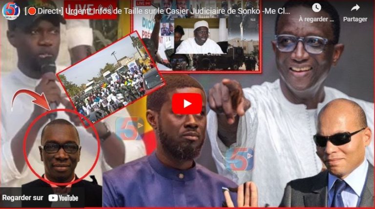 [🛑Direct•] Urgent! Infos de Taille sur le Casier Judiciaire de Sonko -Me Clédor Ly -Diomaye avertit