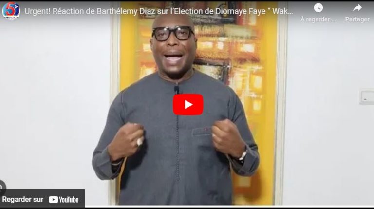 Urgent! Réaction de Barthélemy Diaz sur l’Election de Diomaye Faye “ Wakhouma ni may borom…”