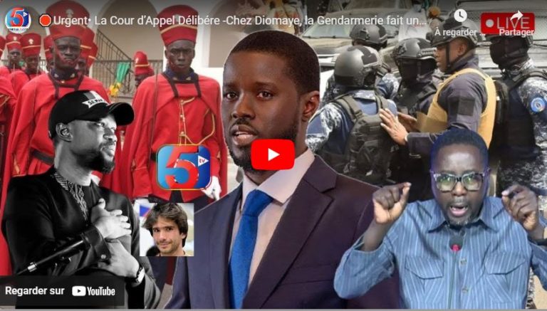 🛑Urgent• La Cour d’Appel Délibére -Chez Diomaye, la Gendarmerie fait une descente pour le sécuriser