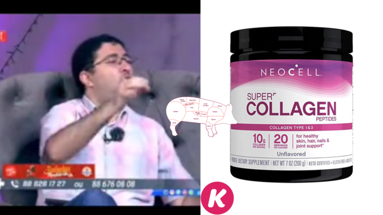 L’utilisation du collagène, ce Docteur alerte: « vous êtes en train de bouffer du porc » (vidéo)