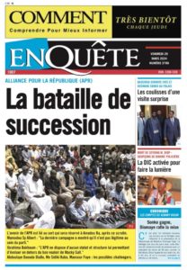 Une des journaux du vendredi 29 mars 2024