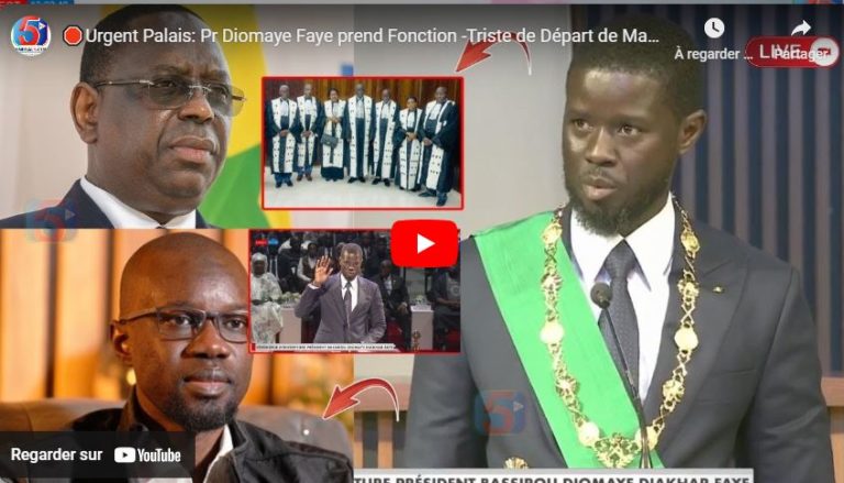 🛑Urgent Palais: Pr Diomaye Faye prend Fonction -Triste de Départ de Macky Sall -Passation de Service