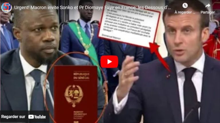 Urgent! Macron invite Sonko et Pr Diomaye Faye en France: les Dessous d’une invitation