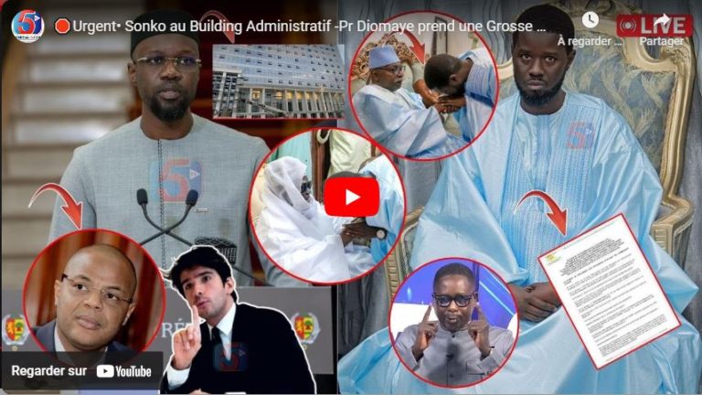 🛑Urgent• Sonko au Building Administratif -Pr Diomaye prend une Grosse Décision à Touba et Tivaouane