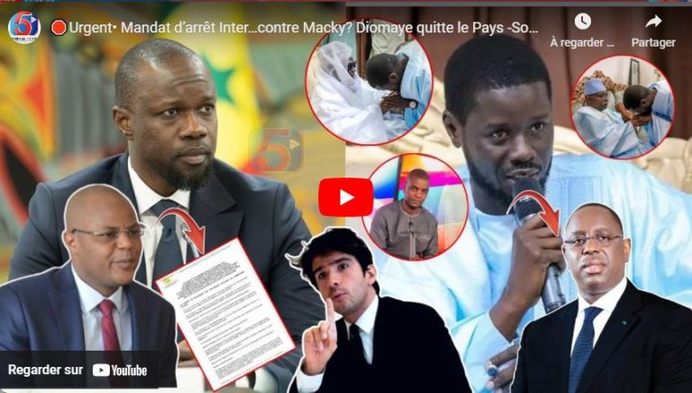 🛑Urgent• Mandat d’arrêt Inter…contre Macky? Diomaye quitte le Pays -Sonko au Building: Fallou Khouma