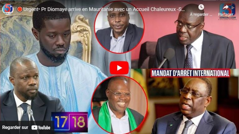 🛑Urgent• Pr Diomaye arrive en Mauritanie avec un Accueil Chaleureux -Sonko Dirige l’Action du Gouver