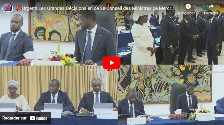 🛑Urgent! Les Grandes Décisions en ce 2e Conseil des Ministres ce Mercredi, de Nouvelles Nominations?